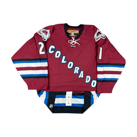 Peter Forsberg Colorado Avalanche Vintage Alternate Koho NHL Jersey Size 46