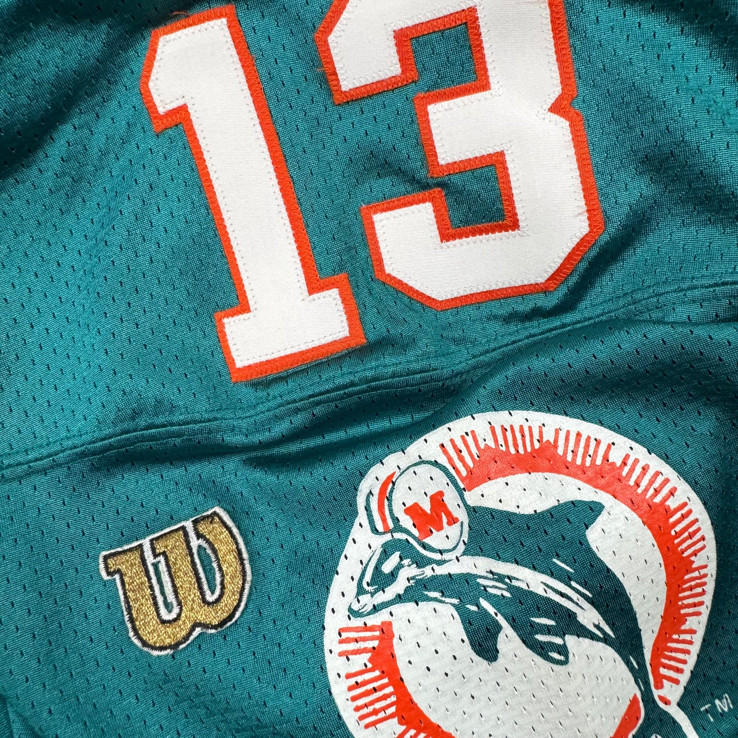 Dan Marino Miami Dolphins Vintage Wilson Authentic NFL Jersey Size 46