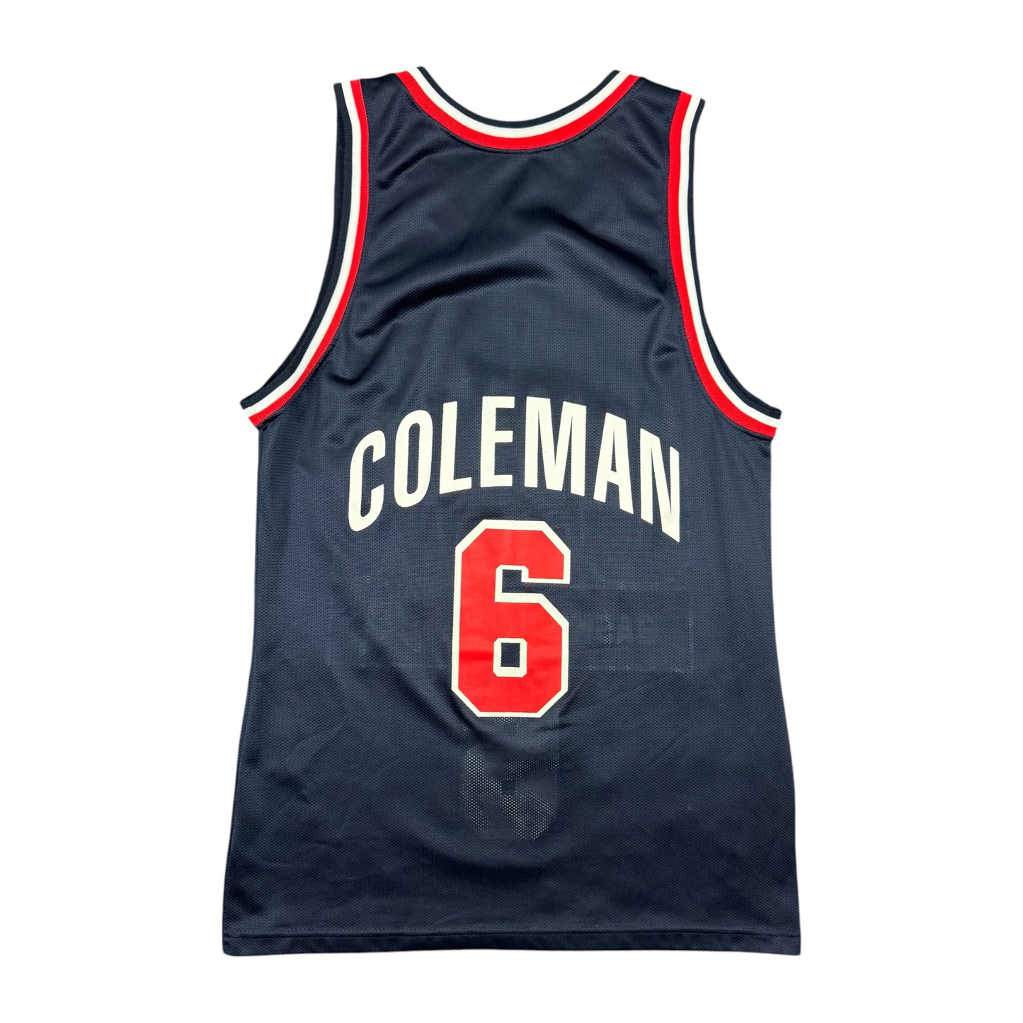 Derrick Coleman Team USA Vintage Champion Jersey Size Medium