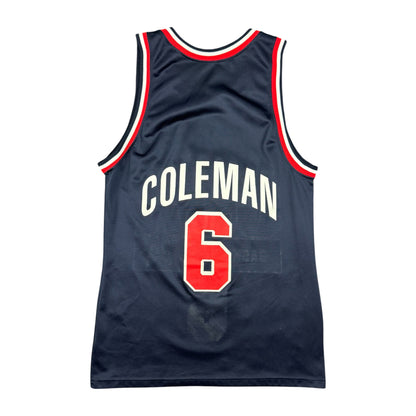 Derrick Coleman Team USA Vintage Champion Jersey Size Medium