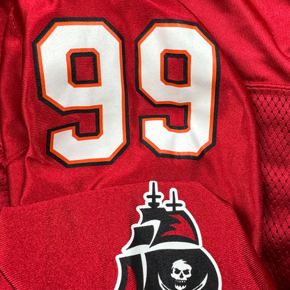 Warren Sapp Tampa Bay Buccaneers Vintage Reebok NFL Jersey Size Large