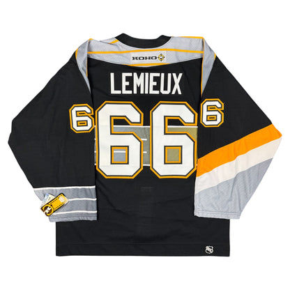 Mario Lemieux Pittsburgh Penguins Vintage Authentic NHL Jersey Size 52 NEW RARE