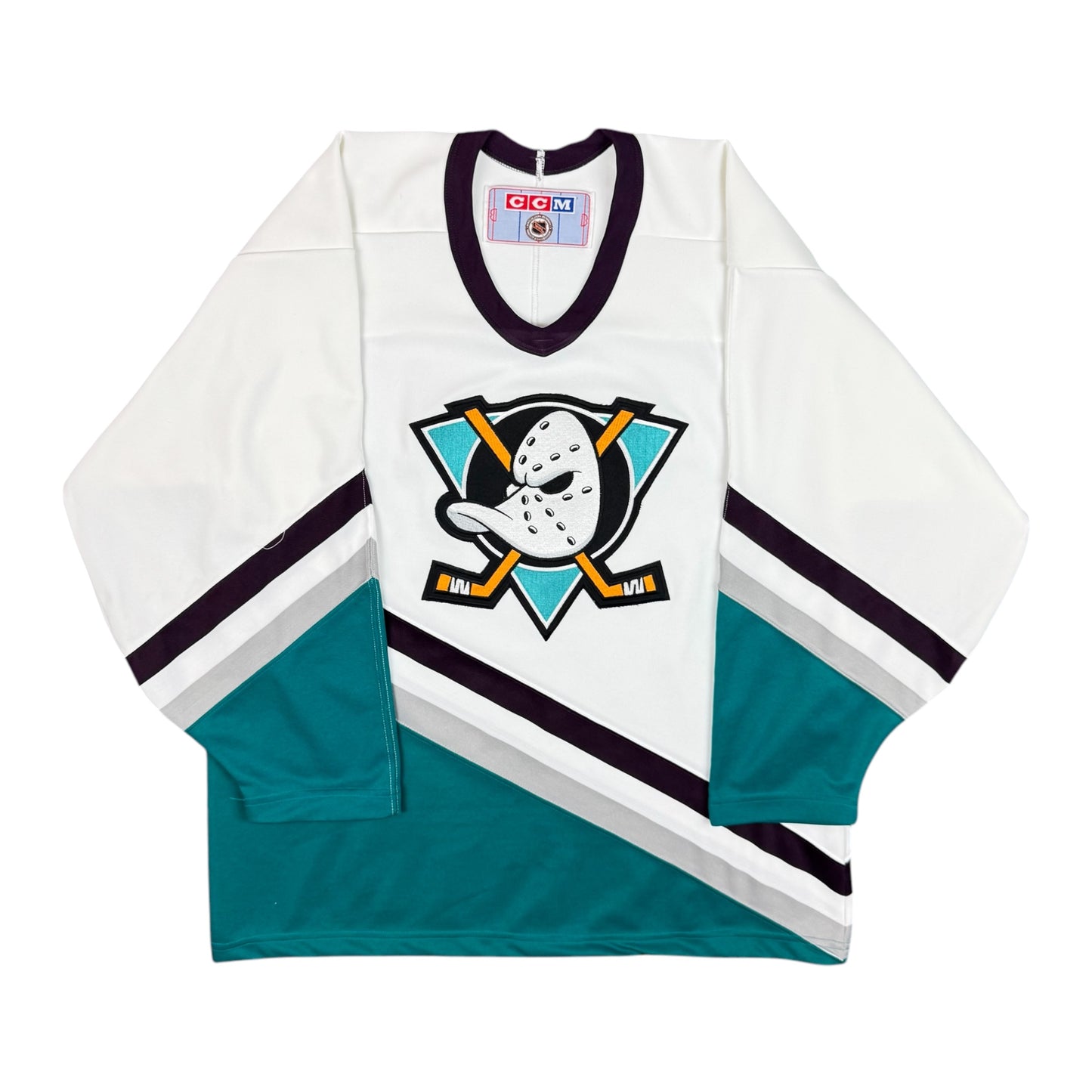 Anaheim Ducks Vintage CCM NHL Hockey Jersey Size Large