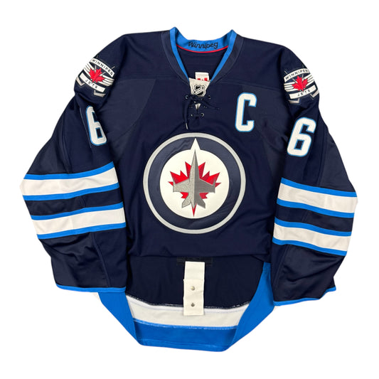 Andrew Ladd Winnipeg Jets Reebok Issued Authentic NHL Hockey Jersey Size 54