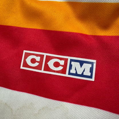 Calgary Flames Vintage CCM NHL Hockey Jersey Size Large NEW