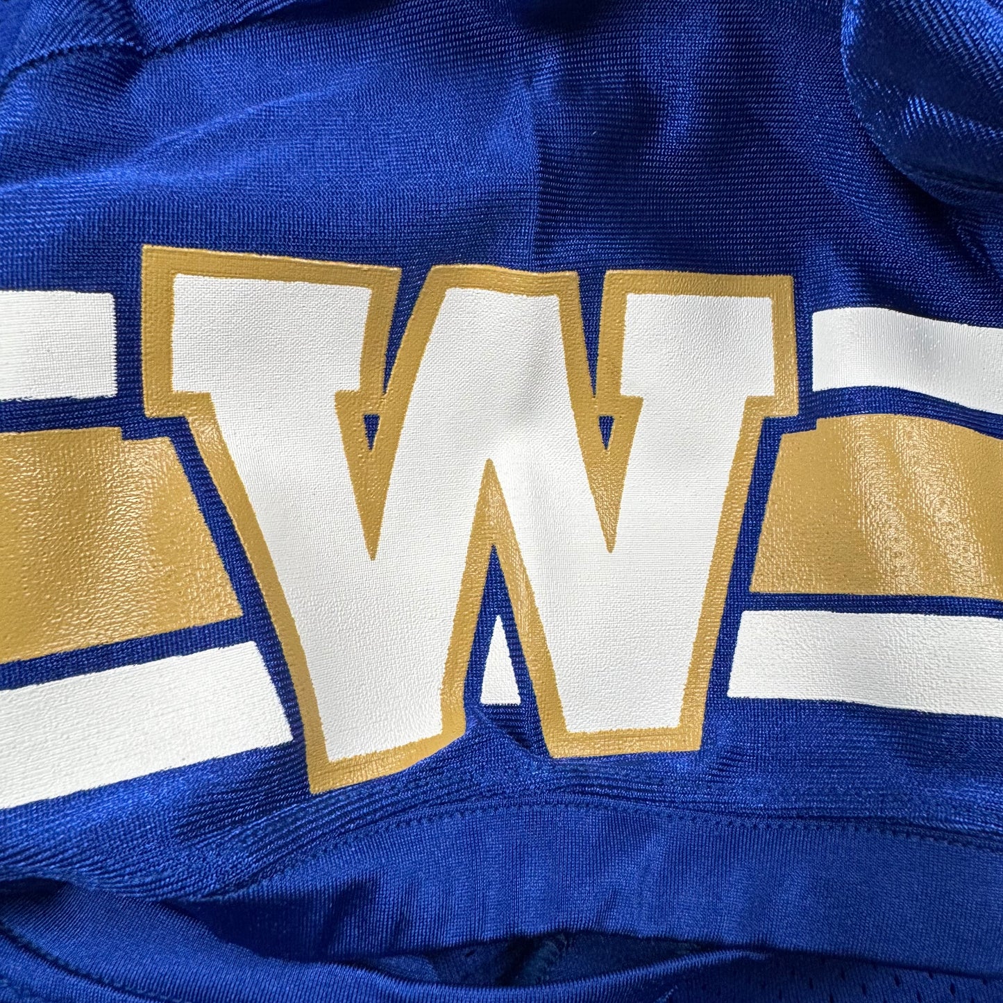 Winnipeg Blue Bombers Adidas Team Issued CFL Jersey Size 46