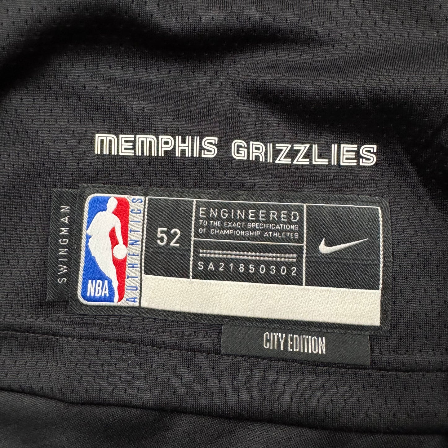 Ja Morant Memphis Grizzlies City Edition Nike NBA Jersey Size XL NEW