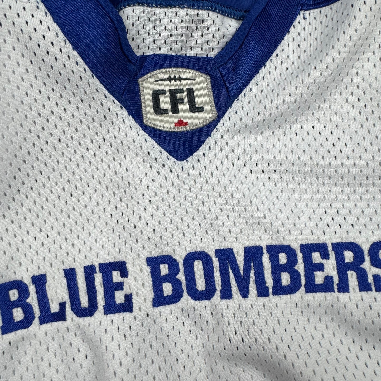 Winnipeg Blue Bombers Adidas Team Issued CFL Jersey Size 46