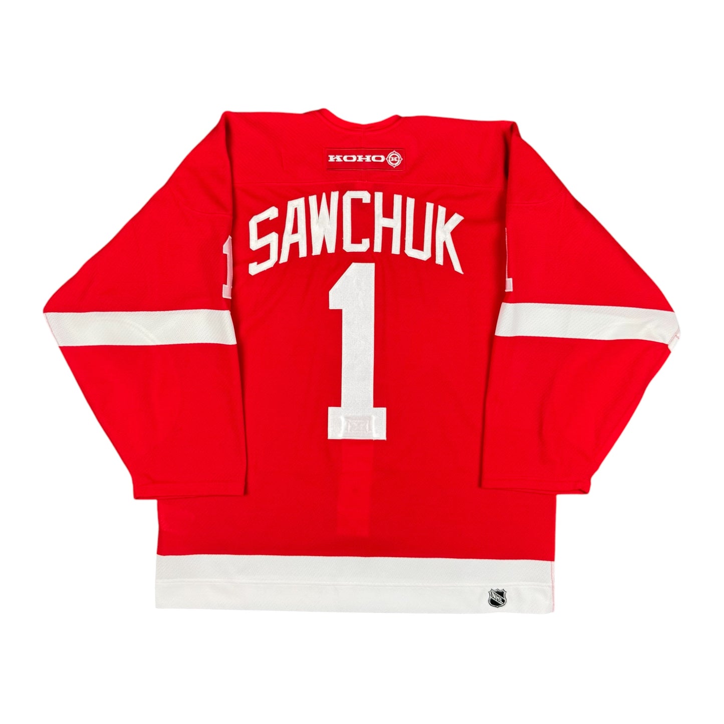 Terry Sawchuk Detroit Red Wings Vintage Authentic Koho NHL Hockey Jersey Size 52