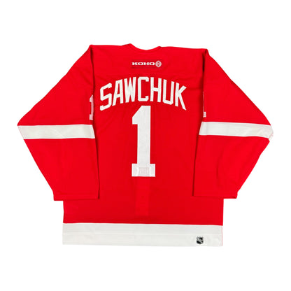 Terry Sawchuk Detroit Red Wings Vintage Authentic Koho NHL Hockey Jersey Size 52