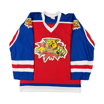 Mathieu Benoit Moncton Wildcats Vintage QMJHL Hockey Jersey Size Large