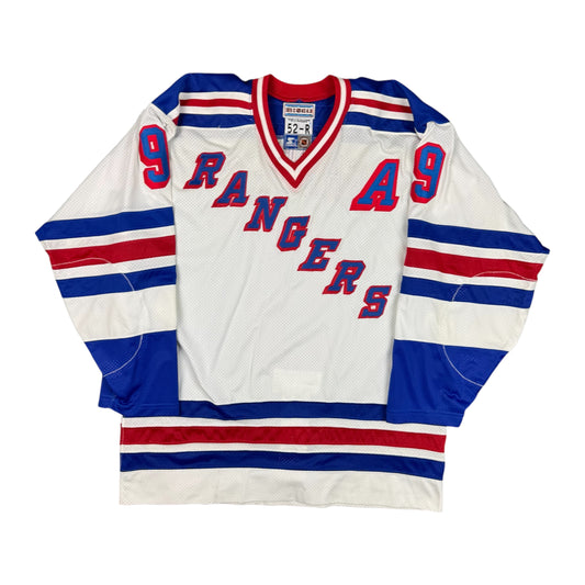 Adam Graves New York Rangers Vintage Signed Authentic Starter NHL Jersey Size 52