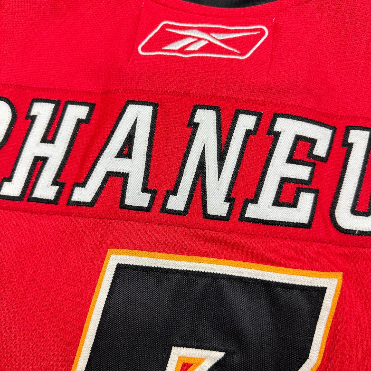 Dion Phaneuf Calgary Flames Reebok NHL Hockey Jersey Size Medium