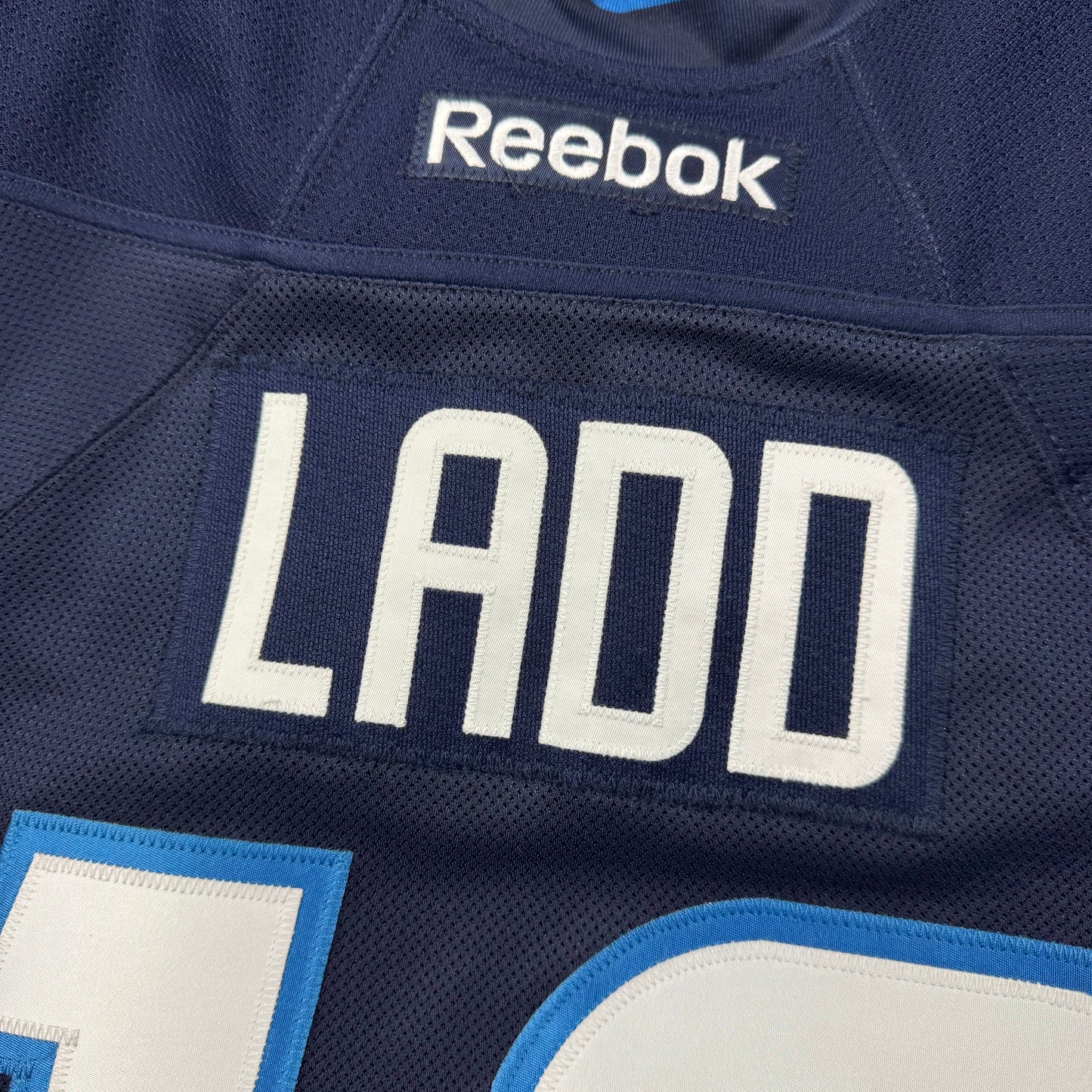 Andrew Ladd Winnipeg Jets Reebok Issued Authentic NHL Hockey Jersey Size 54