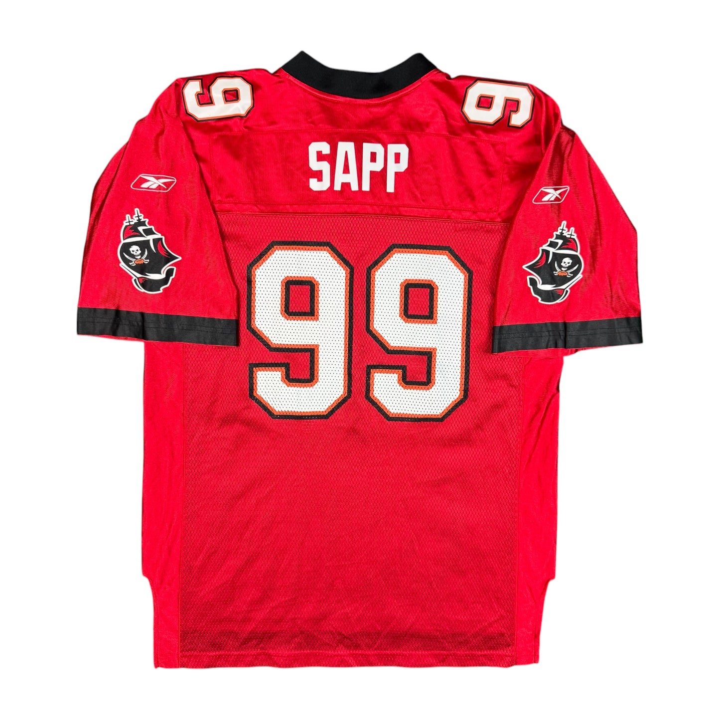 Warren Sapp Tampa Bay Buccaneers Vintage Reebok NFL Jersey Size Large