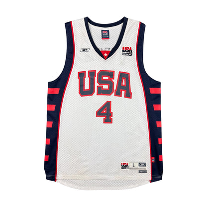 Allen Iverson 2004 Olympics Team USA Vintage Reebok Jersey Size Large