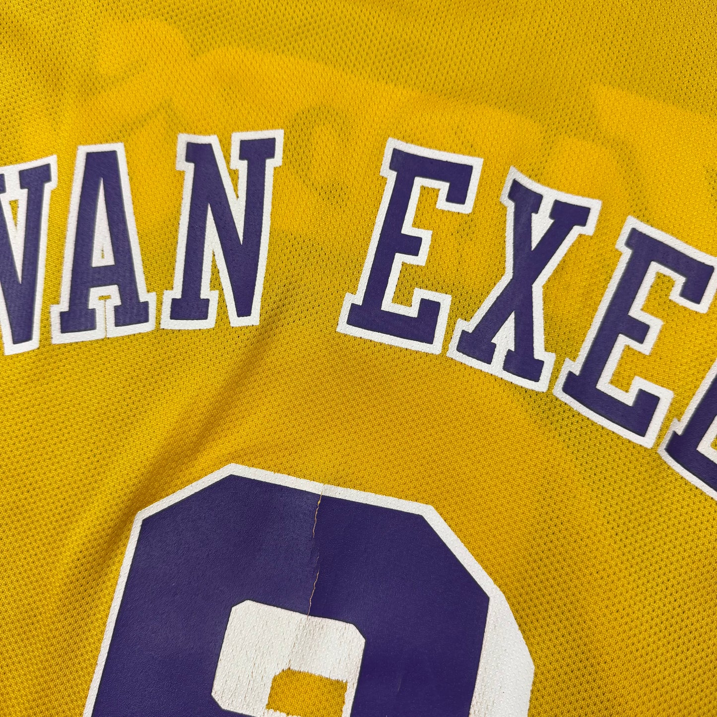 Nick Van Exel Los Angeles Lakers Vintage Champion NBA Jersey Size XL