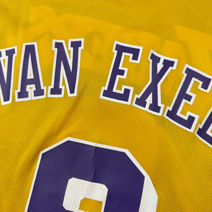 Nick Van Exel Los Angeles Lakers Vintage Champion NBA Jersey Size XL