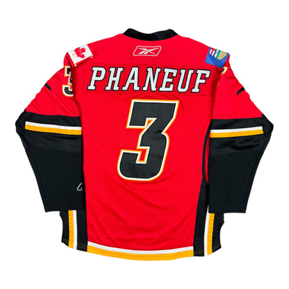 Dion Phaneuf Calgary Flames Reebok NHL Hockey Jersey Size Medium