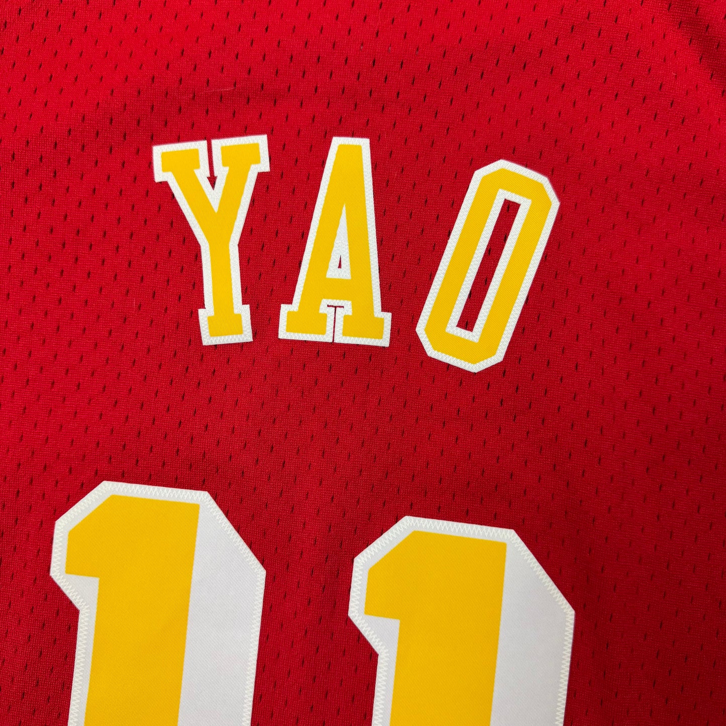 Yao Ming Houston Rockets Mitchell & Ness NBA Jersey Size Large