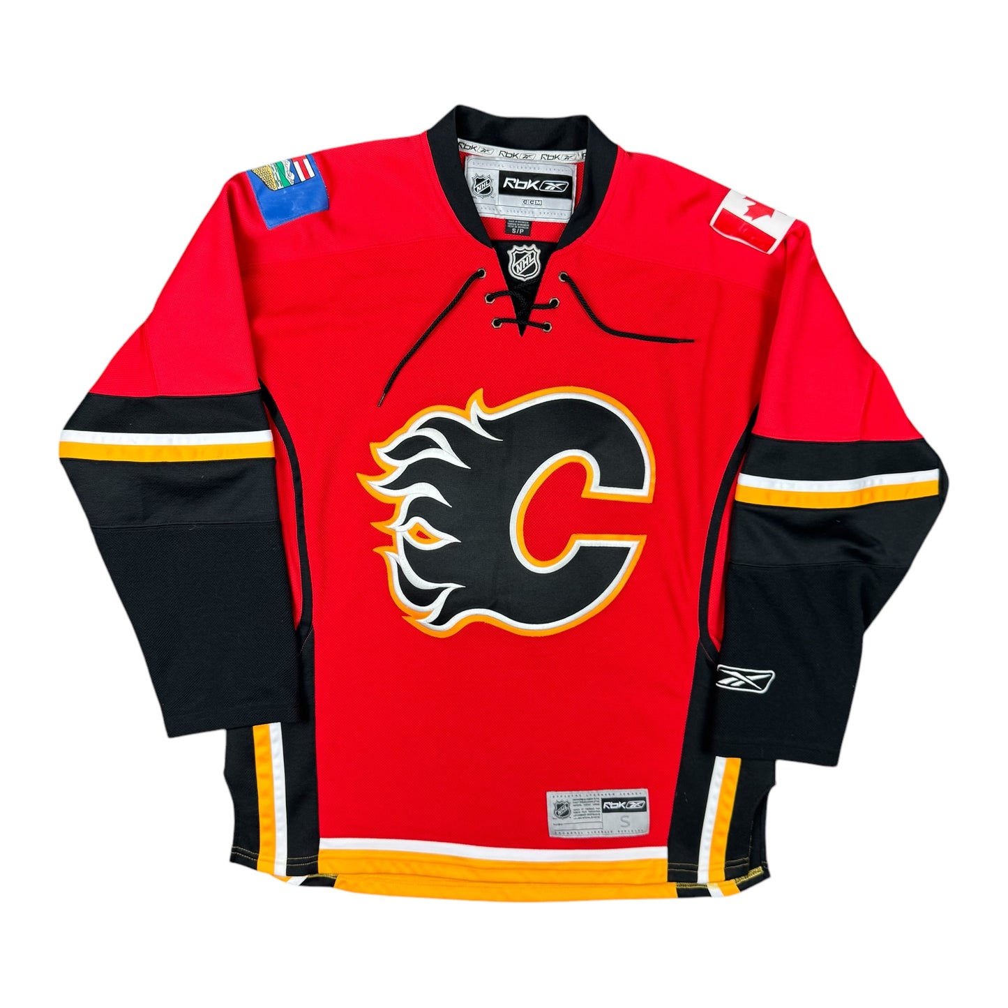 Calgary Flames Reebok NHL Hockey Jersey Size Small