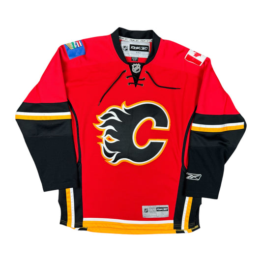 Calgary Flames Reebok NHL Hockey Jersey Size Small