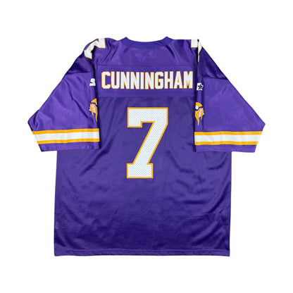 Randall Cunningham Minnesota Vikings Vintage Starter NFL Jersey Size XXL