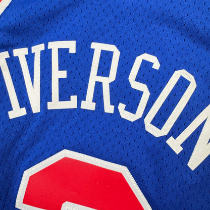 Allen Iverson Philadelphia 76ers Mitchell & Ness NBA Jersey Size Medium