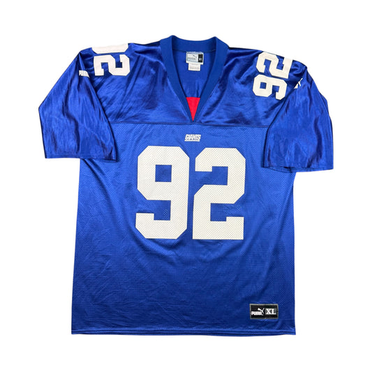 Michael Strahan New York Giants Vintage Puma NFL Jersey Size XL