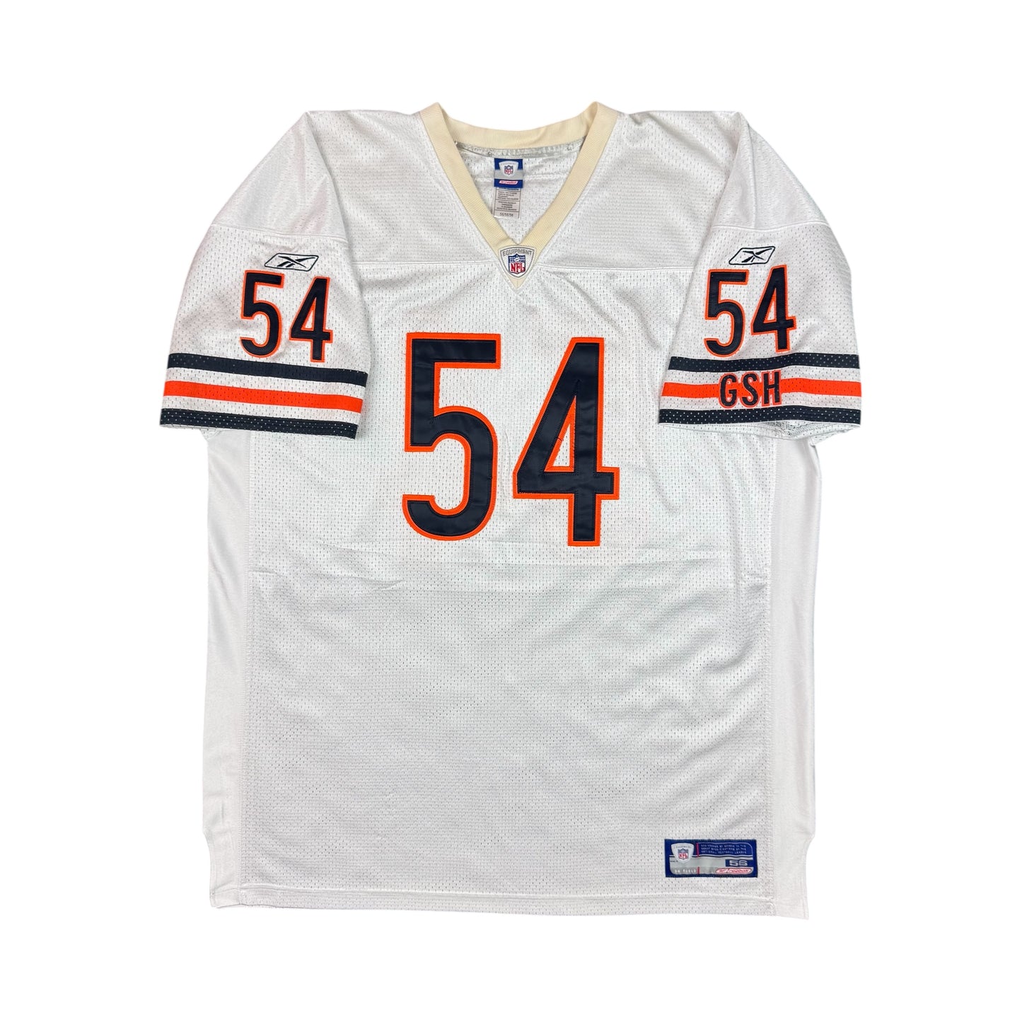 Brian Urlacker Chicago Bears Vintage Authentic Reebok NFL Jersey Size 56