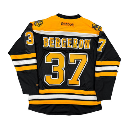 Patrice Bergeron Boston Bruins Vintage Reebok NHL Hockey Jersey Size Large