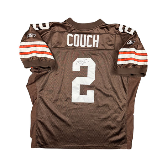 Tim Couch Cleveland Browns Vintage Authentic Signed NFL Jersey Size 56