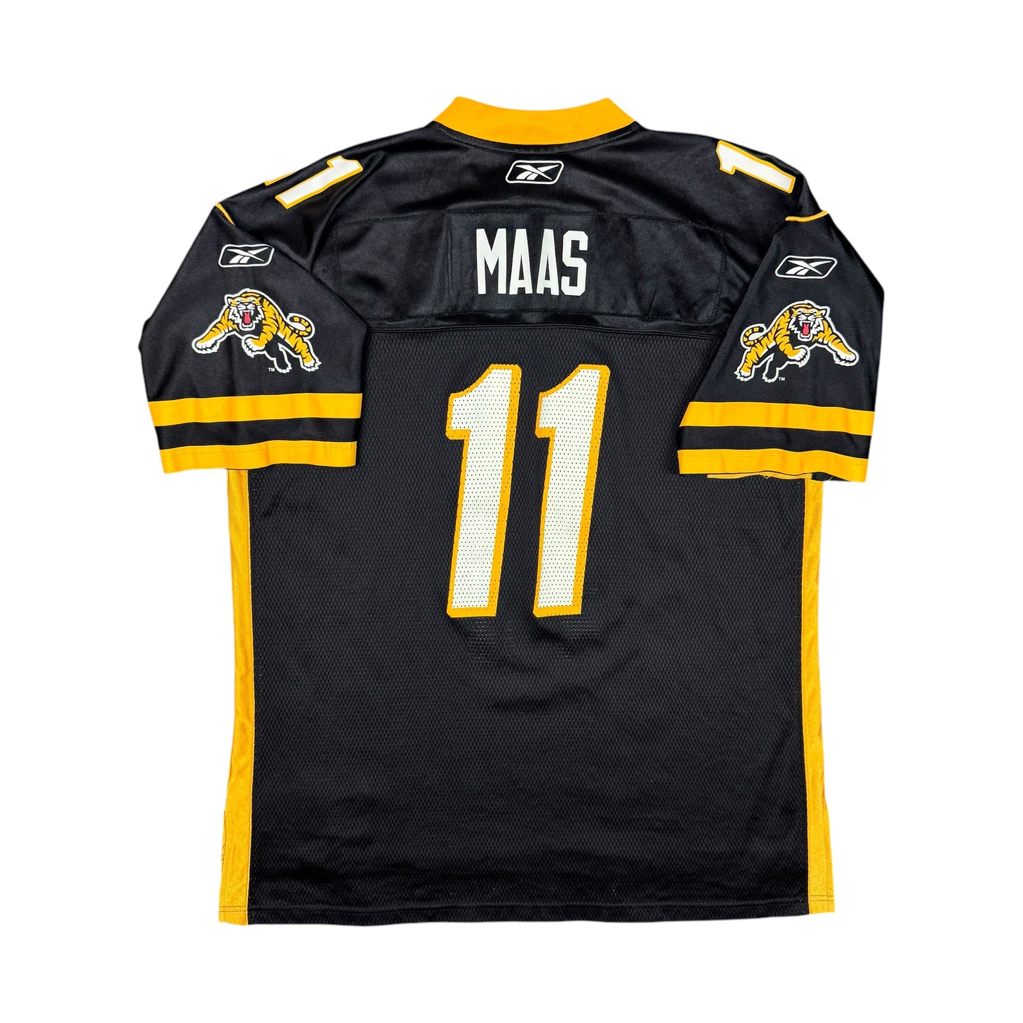 Jason Maas Hamilton Tiger Cats Vintage Reebok CFL Jersey Size XL