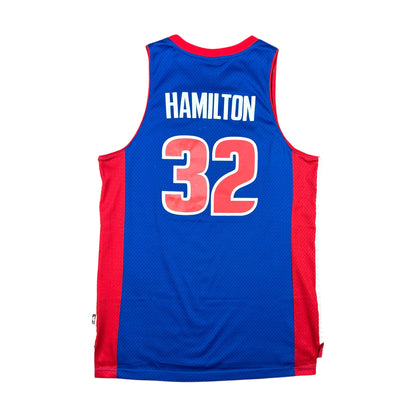 Rip Hamilton Detroit Pistons Vintage Reebok NBA Jersey Size Large