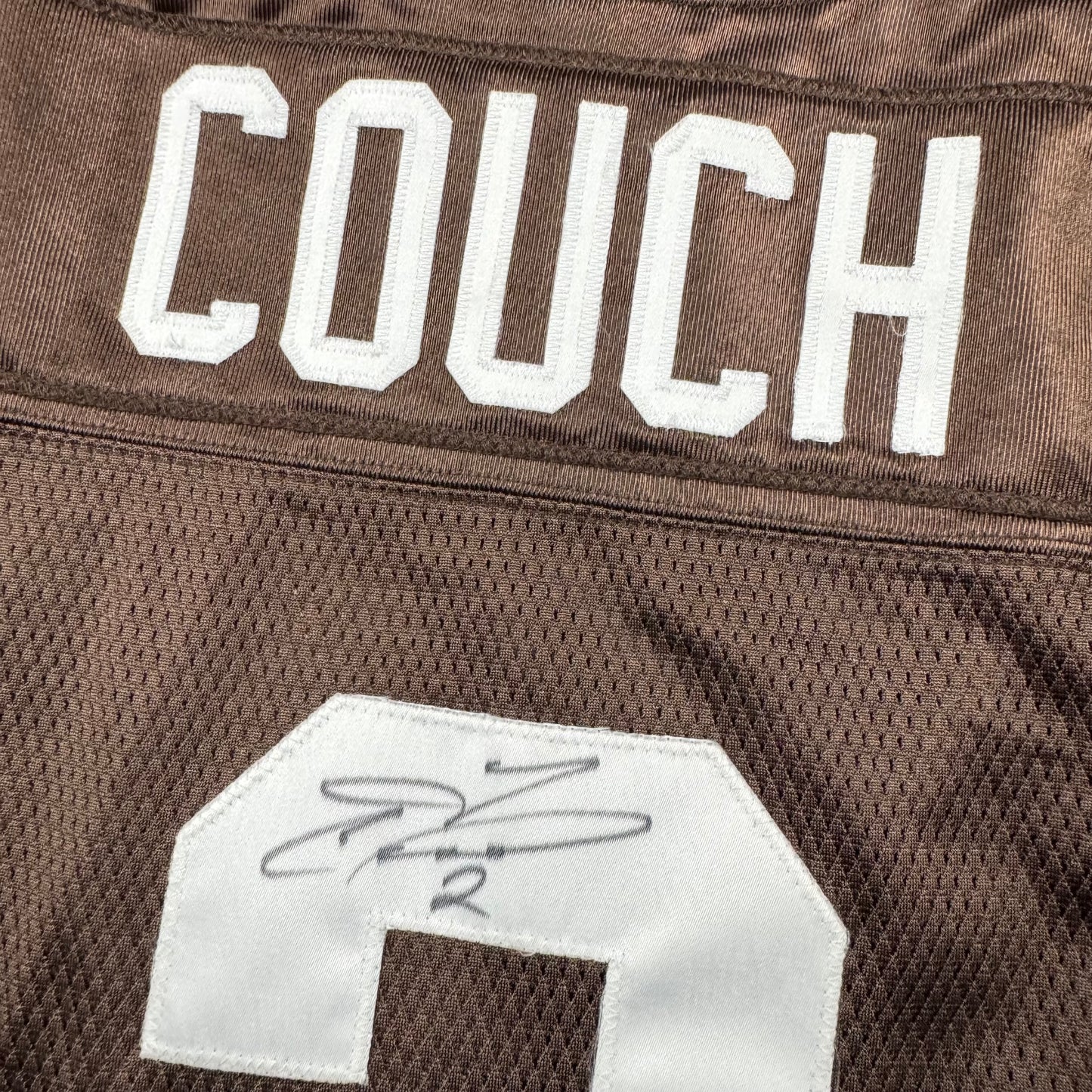 Tim Couch Cleveland Browns Vintage Authentic Signed NFL Jersey Size 56