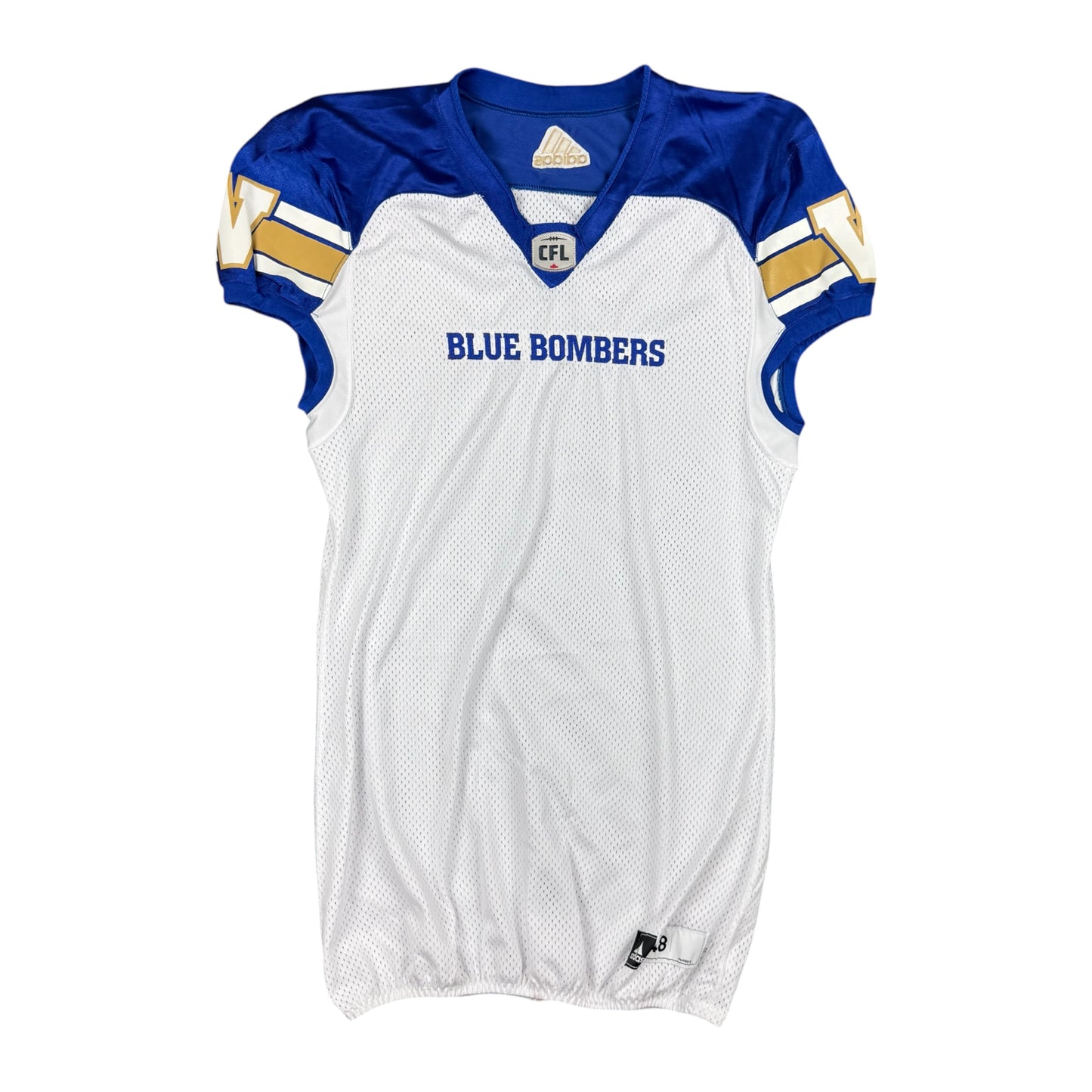 Winnipeg Blue Bombers Adidas Team Issued CFL Jersey Size 48