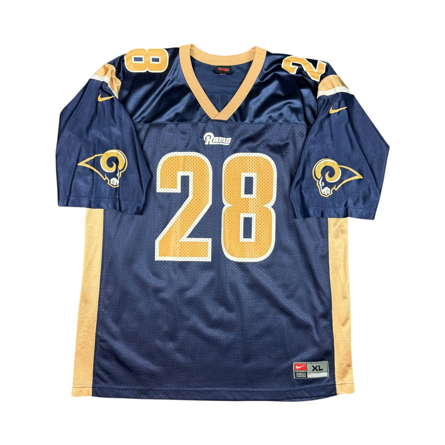 Marshall Faulk St. Louis Rams Vintage Nike NFL Jersey Size XL