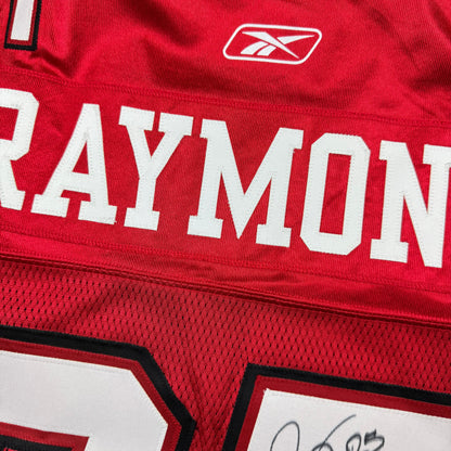 Keon Raymond Calgary Stampeders Autographed Reebok CFL Jersey Size Large