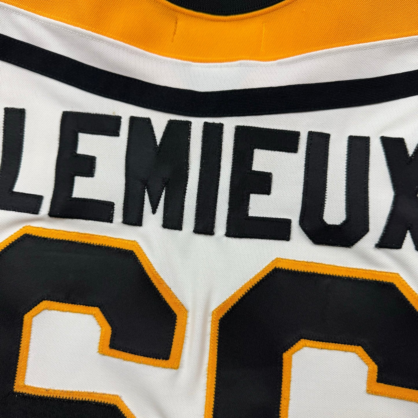 Mario Lemieux Pittsburgh Penguins Vintage Authentic CCM NHL Hockey Jersey Sz 44