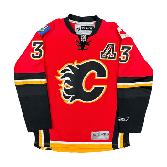 Dion Phaneuf Calgary Flames Reebok NHL Hockey Jersey Size Medium