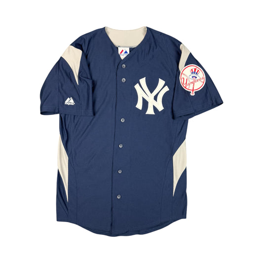 Derek Jeter New York Yankees Vintage Majestic MLB Baseball Jersey Size Small