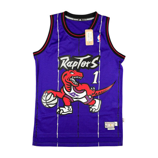 Tracy McGrady Toronto Raptors Vintage Adidas HWC NBA Jersey Size Medium NEW