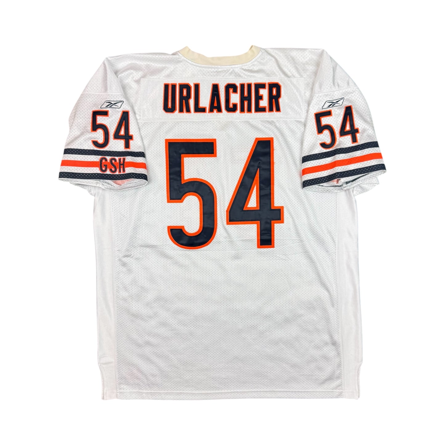 Brian Urlacker Chicago Bears Vintage Authentic Reebok NFL Jersey Size 56