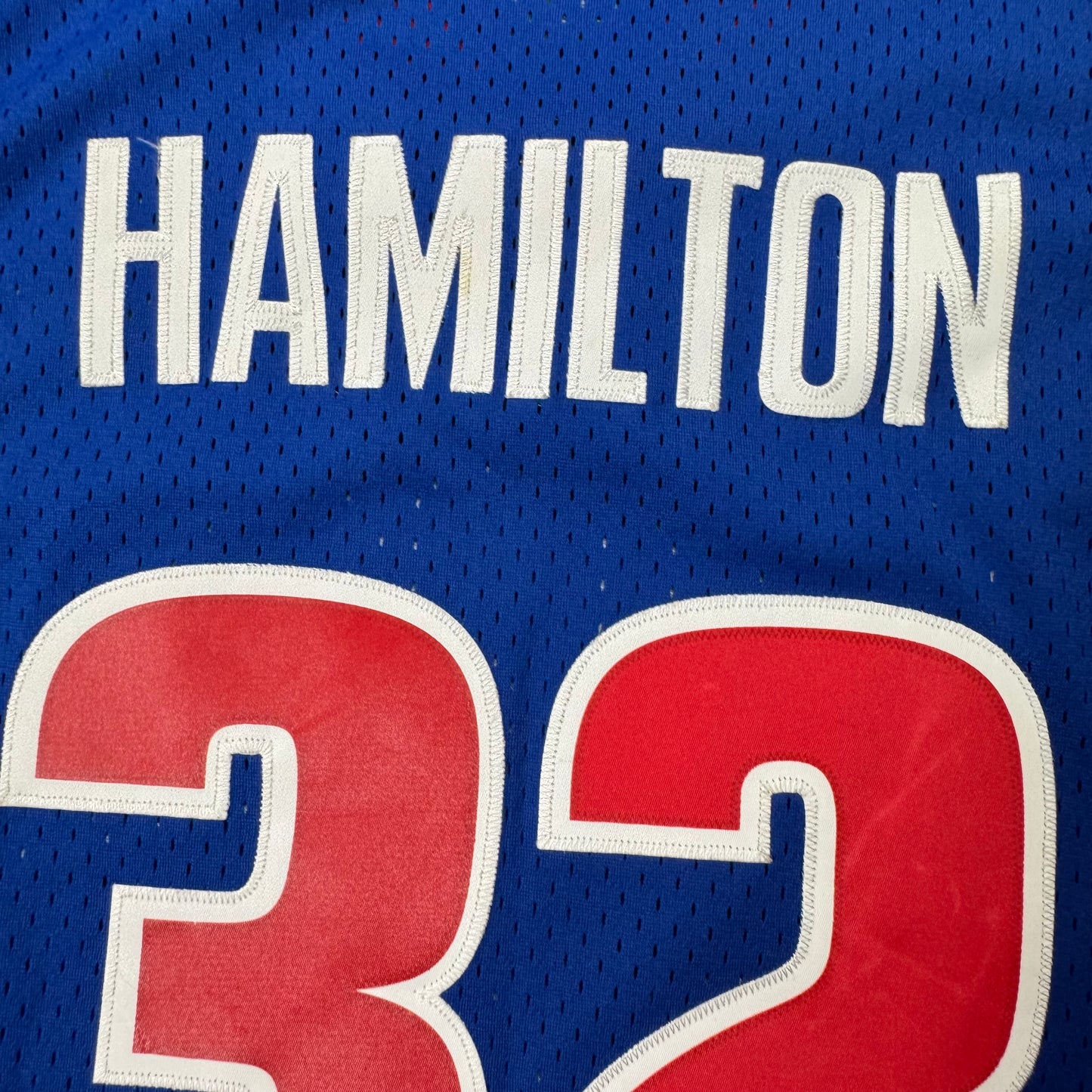 Rip Hamilton Detroit Pistons Vintage Reebok NBA Jersey Size Large