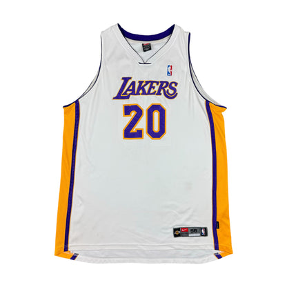 Gary Payton Los Angeles Lakers Vintage Nike Authentic NBA Jersey Size 56