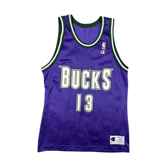 Glenn Robinson Milwaukee Bucks Vintage Champion NBA Jersey Size Large