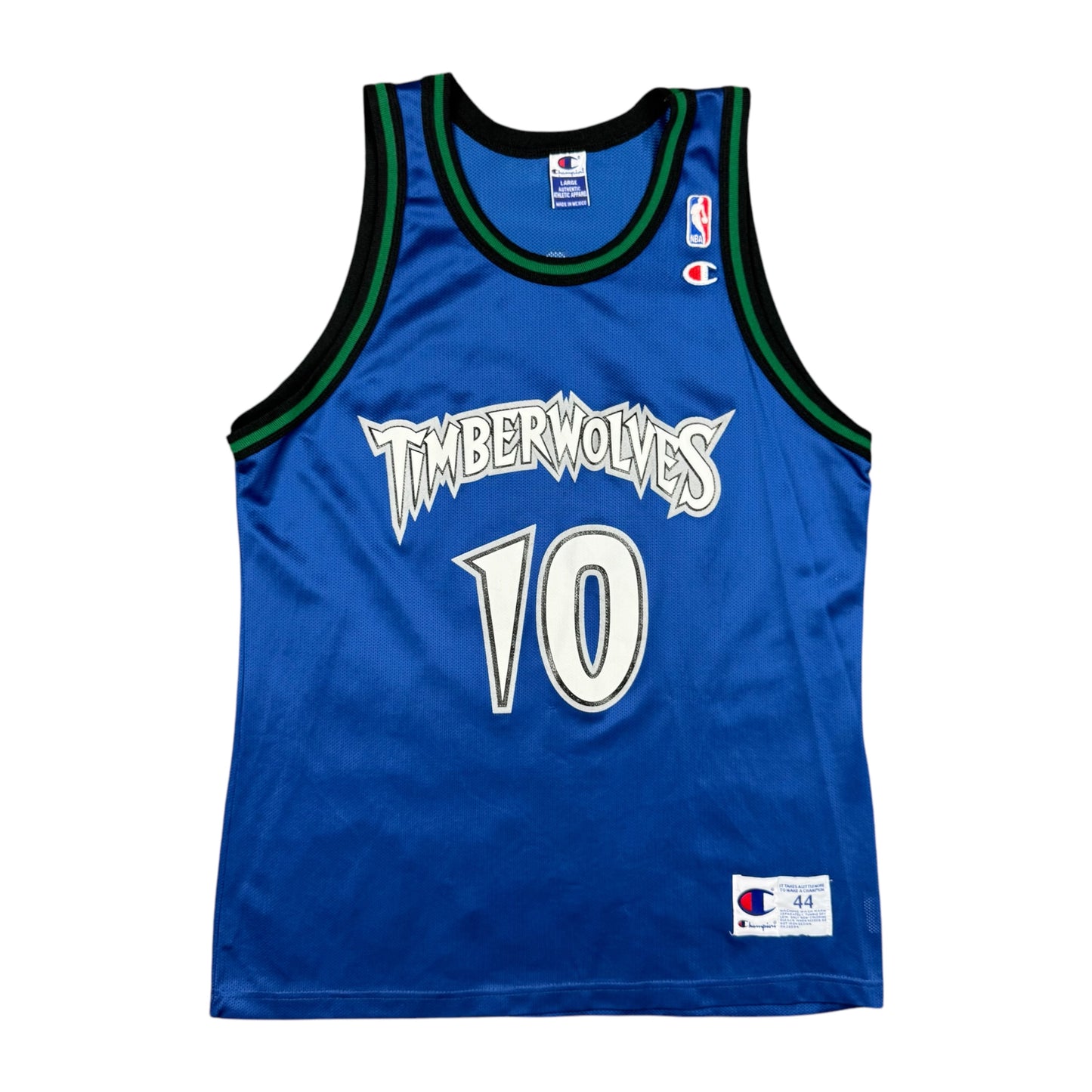 Wally Szczerbiak Minnesota Timberwolves Vintage Champion NBA Jersey Size Large